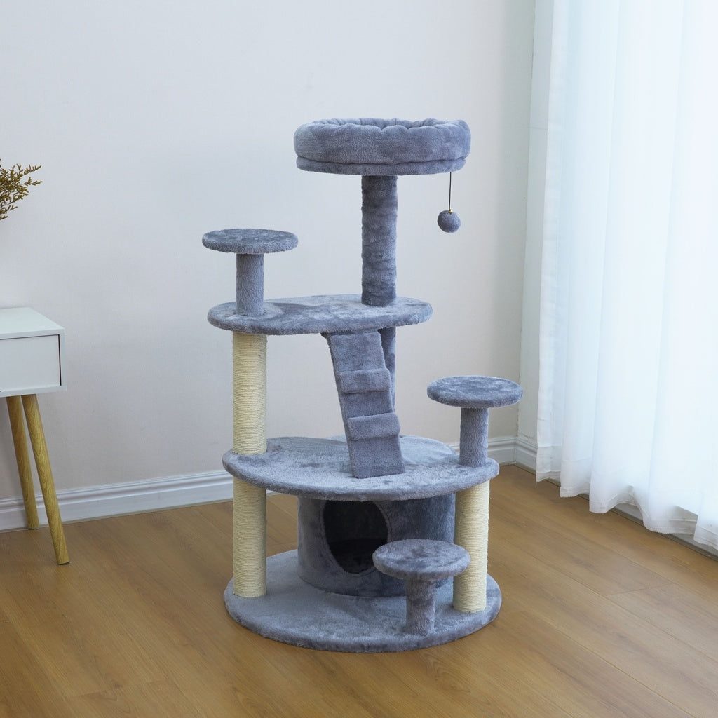 Catry Cat Tower With Scratcher D59x101cm