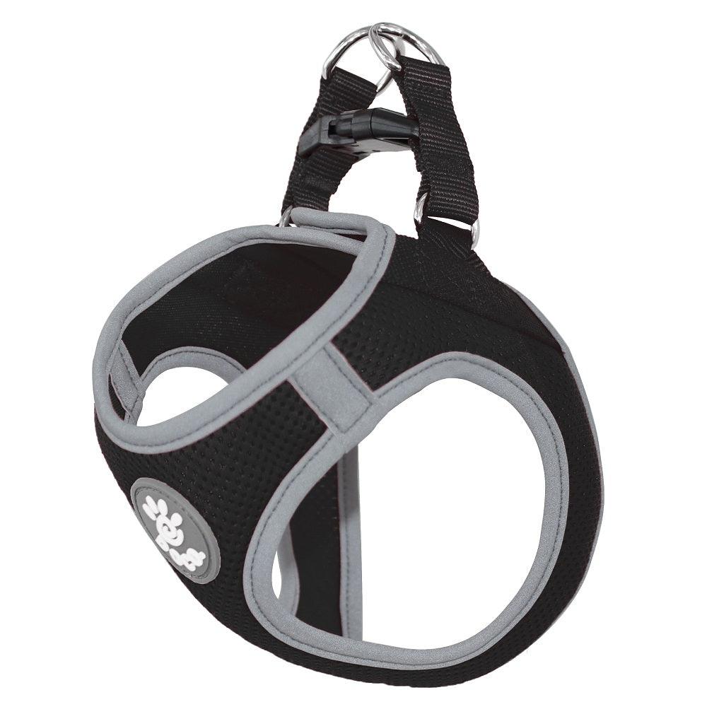 DOCO® Athletica QUICK FIT Reflective Harness X.Small-34-36cm / 2-3kg-Black
