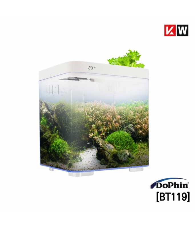 KW Zone Dophin 7L Mini Betta Tank Kit with Temperature Display
