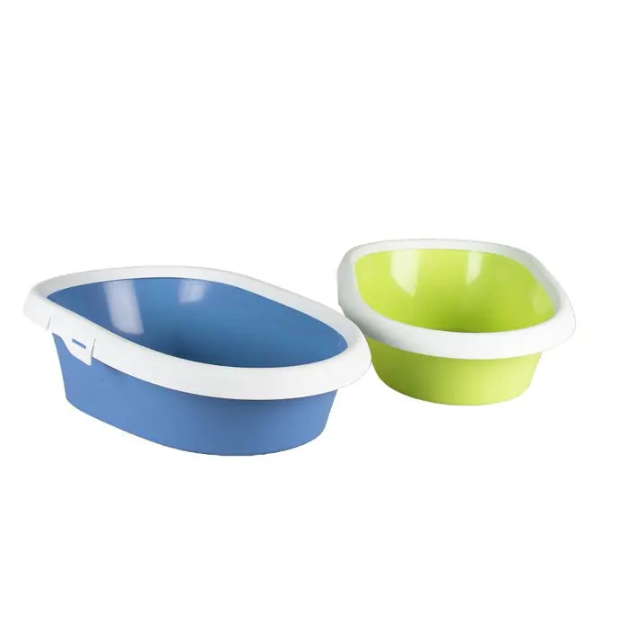 Duvo+ Litter Tray Excalibur with Rim 58x39x17cm, Mixed Colors