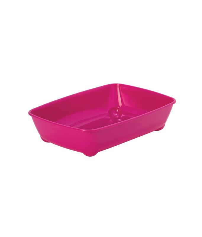 Moderna Arist-O-Tray-Cat Litter Tray 42.2 x 30.4 x 9.9 cm-Pink