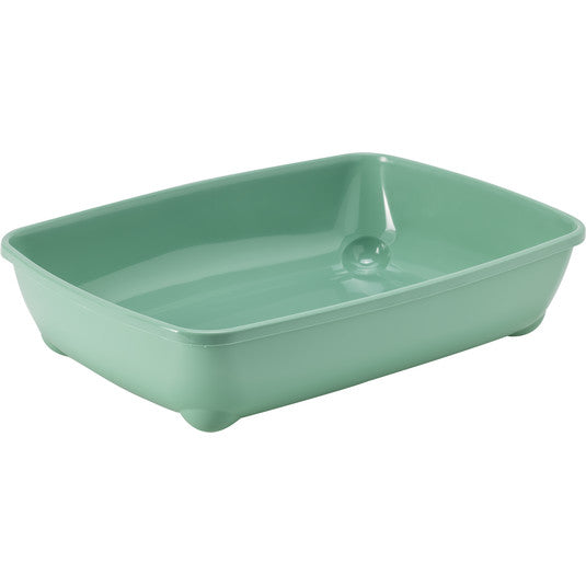 Moderna Arist-O-Tray-Cat Litter Tray 42.2 x 30.4 x 9.9 cm-Green