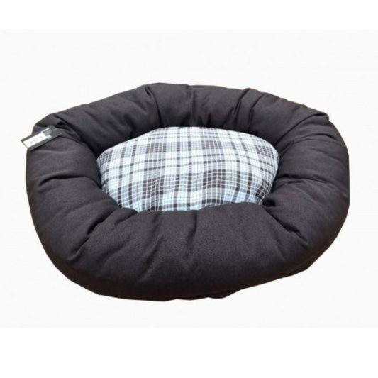 Empets Doughnut Bed Comfort[Color - Off white, Dimension - 50x45x18cm]