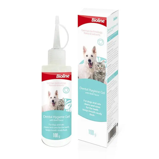Bioline Dental Hygienegel For Cats & Dogs 100g[Weight - 100g]