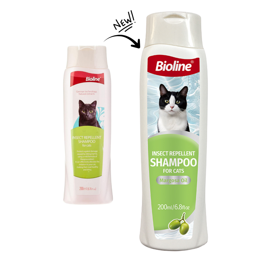 Bioline Insect Repellant Shampoo for Cats 200ml[Volume - 200ml]