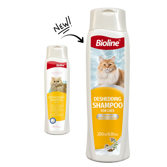 Bioline Deshedding Shampoo For Cat-200ml [MOQ 3PCS]