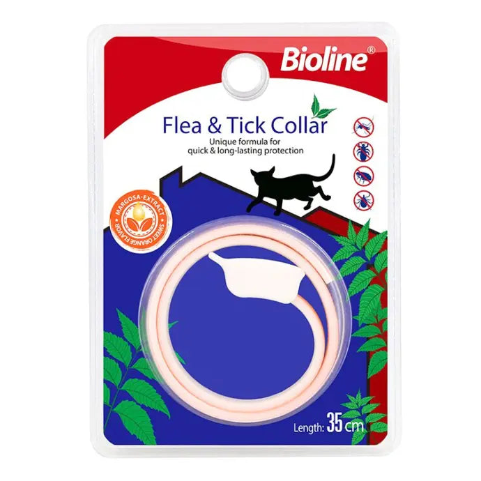Bioline Flea and Tick Collar Cat 35cm[Flavor - Margosa & Sweet Orange]