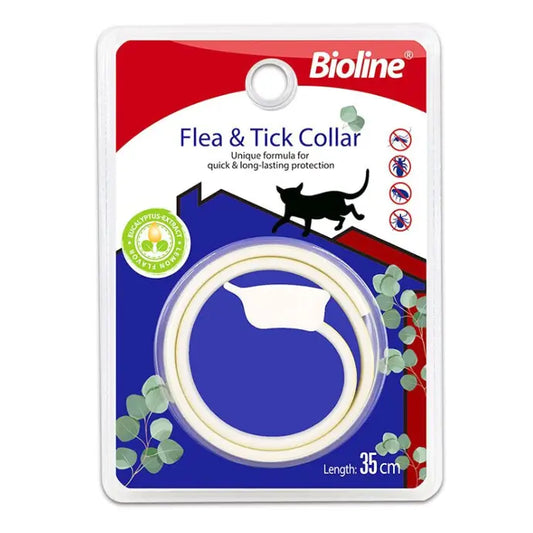 Bioline Flea and Tick Collar Cat 35cm[Flavor - Eucalyptus & Lemon]