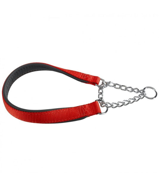 Ferplast Daytona CSS Semi - Pull - Out Collar With Soft Padding[Color - Maroon, Dimension - 45cm x 15mm]