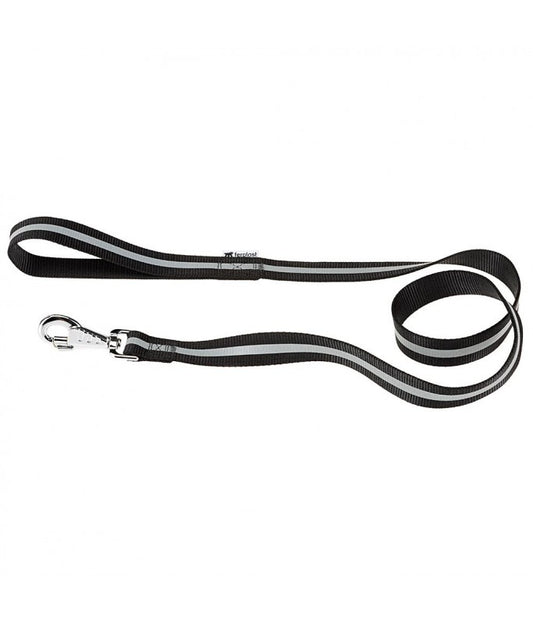 Ferplast Club Reflex G Reflective Dog Leash[Color - Black, Dimension - 15mm x L 120cm]