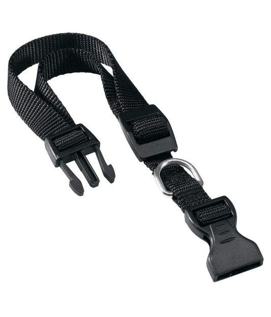 Ferplast Club C Nylon Collar For Dogs[Color - Black, Dimension - 18-25cm x 10mm]
