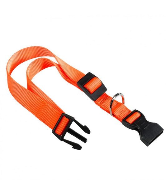 Ferplast Club C Nylon Collar For Dogs[Color - Orange, Dimension - 18-25cm x 10mm]