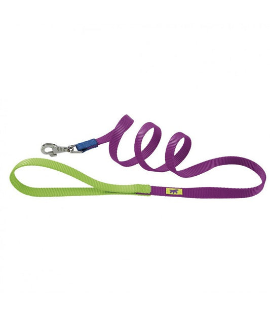 Ferplast Club Colours G Nylon Dog Leash [Color - Purple, Dimension - 15mm x L 120cm]