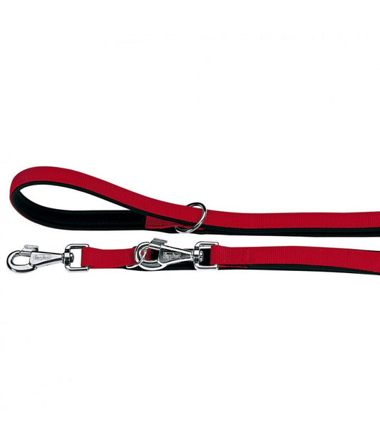 Ferplast Daytona GA Nylon Dog Leash[Color - Red, Dimension - 15mm x L 200cm]