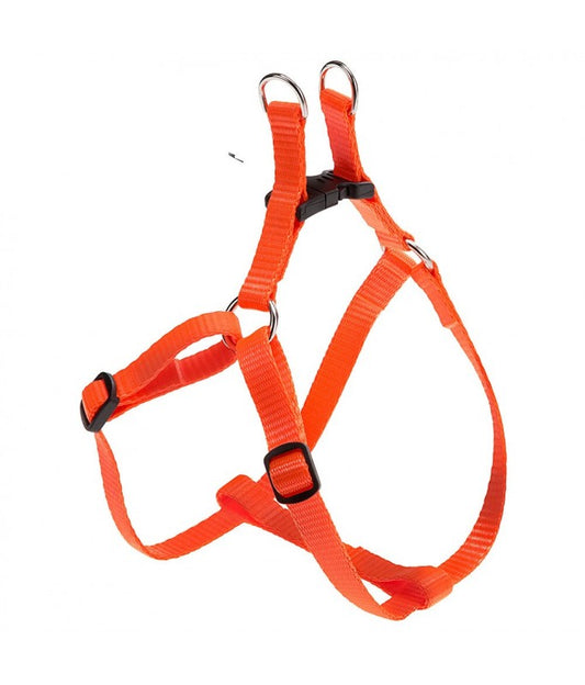 Ferplast Easy P Harness[Color - Orange, Dimension - 33-46.5cm x 10mm]