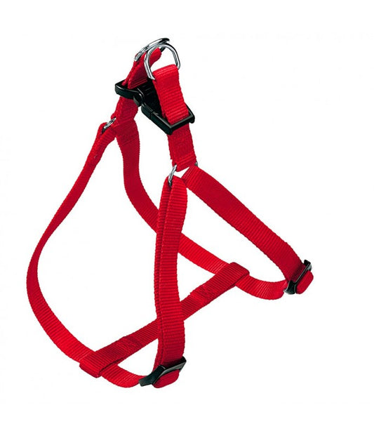 Ferplast Easy P Nylon Dog Harness[Color - RED, Dimension - 63-94cm x 25mm, Size - XL]