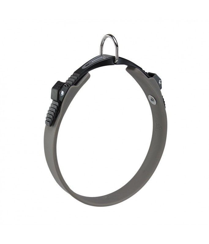 Ferplast Ergoflex C22-42 Collar Green-106[Color - Grey, Dimension - 36-44cmx22mm]