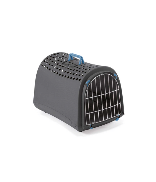 IMAC Linus Carrier for Cats and Dogs - Second Life Plastic - 50 x 32 x 34.5cm[Color - Black]