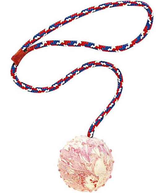 Ferplast Dog Toy PA 6532 Ball With Rope[Dimension - Ø7x 60 cm]