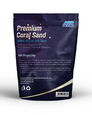 Aqua Ocean Premium Coral Sand Size #4 (3-5mm) [Weight - 5kg]