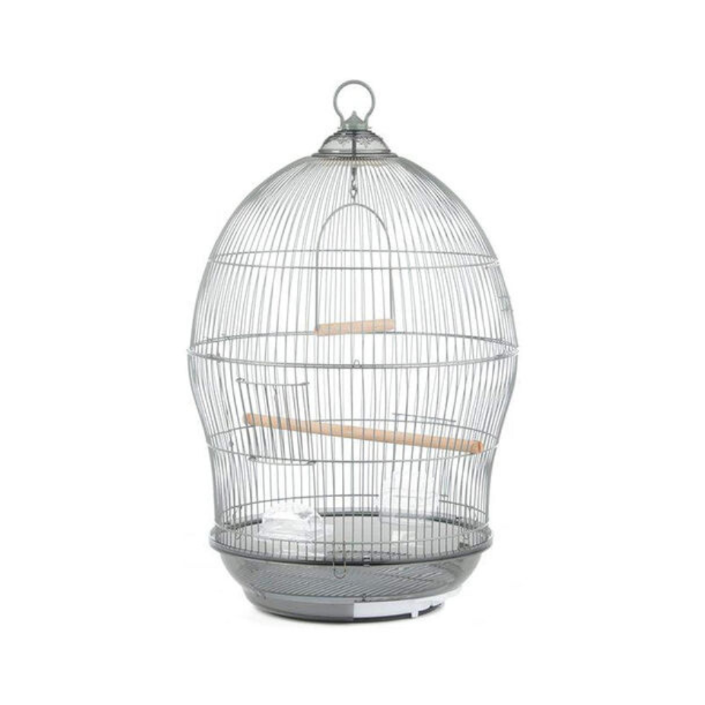 Dayang Bird Cage (370) - 48.5 x 48.5 x 76cm - 4 Pcs/Box[Color - Silver, Dimension - 48.5 x 48.5 x 76cm]