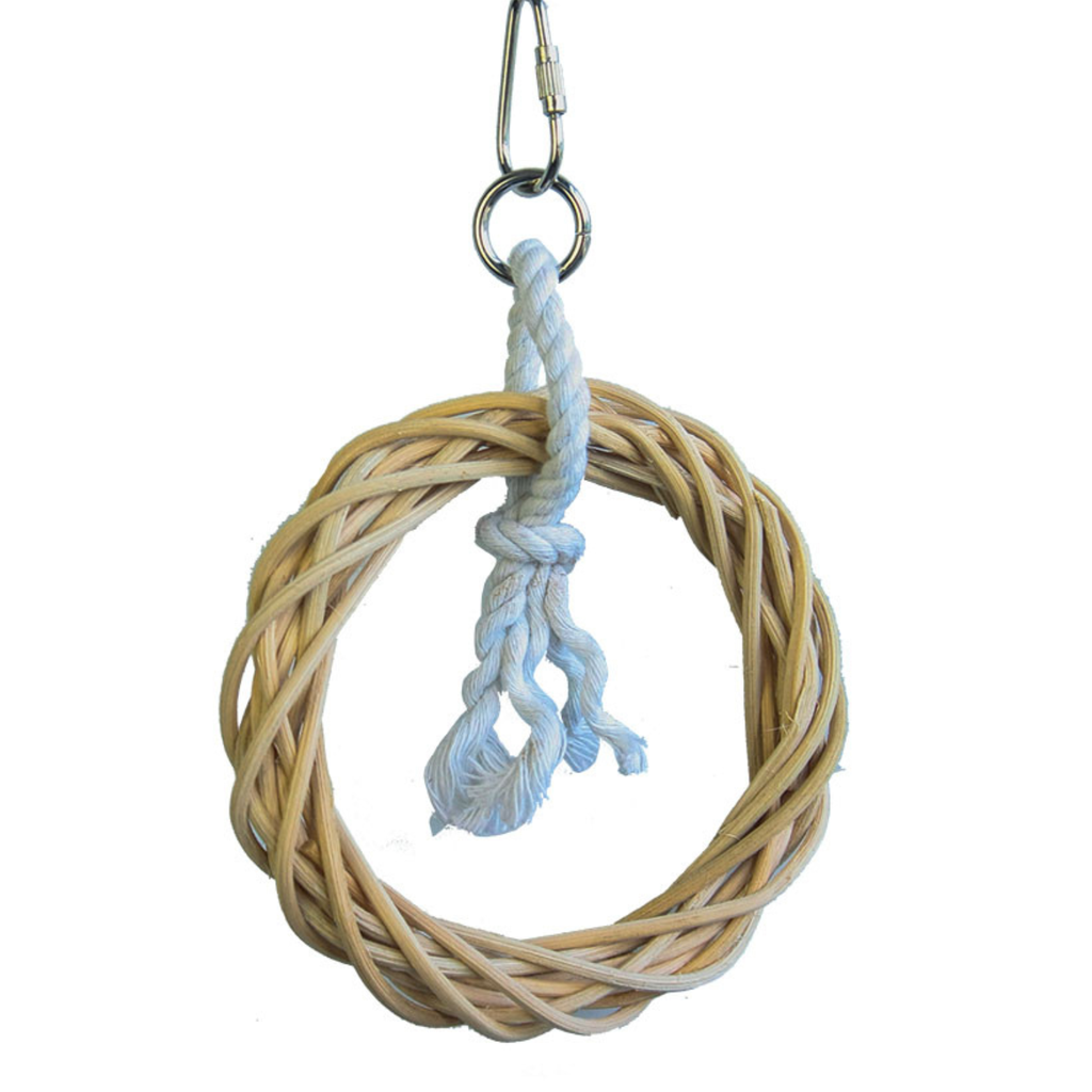 Vanpet Hanging Round Bird Toy 18x13cm-BTLB00613