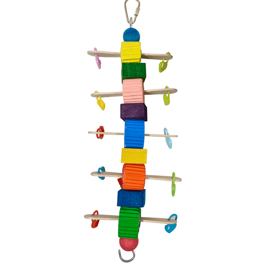 Vanpet Multi Layer Roller Bird Toy 21x8cm-BTLB01189
