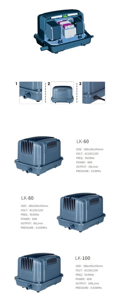 Boyu Big Flow Air Pump[Max Output - 60L/min]