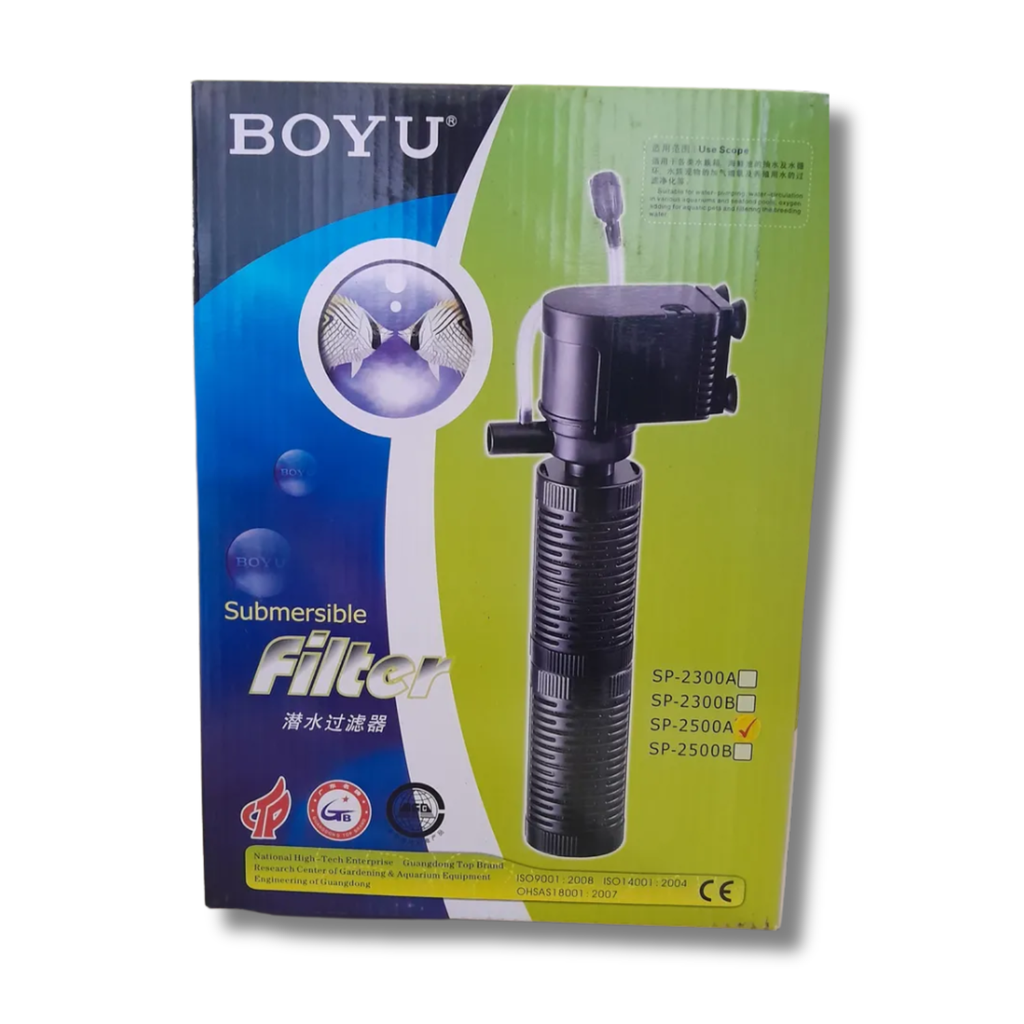 Boyu Submersible Filter[SP Series][Flow - 1400L/h, Model - SP2500-A]