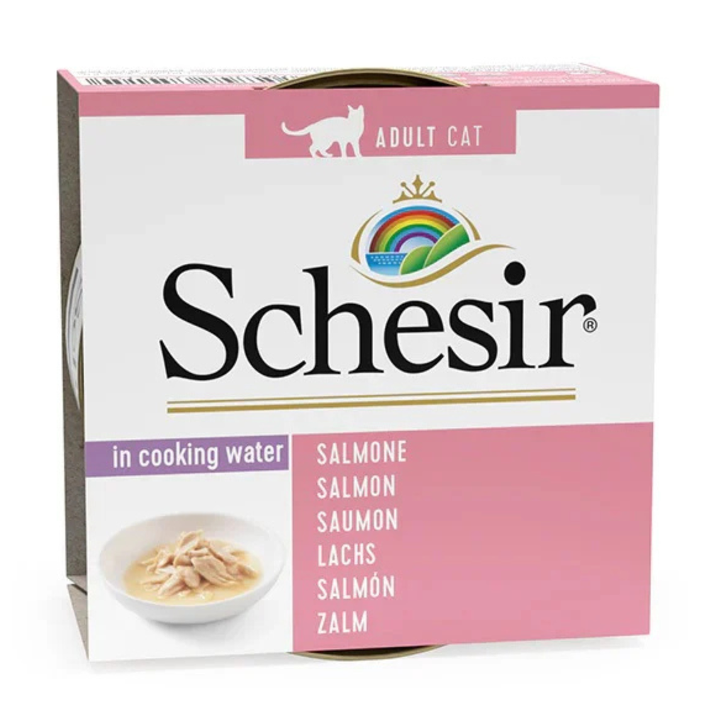 Schesir Cat Wet Food-Salmon Natural Style (Min Order 85g * 14pcs)[Weight - 85g]