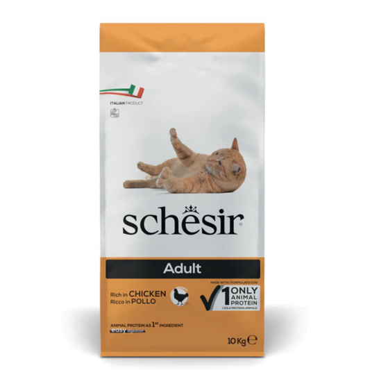 Schesir Cat Dry Food Maintenance with Chicken-Adult[Weight - 10kg]