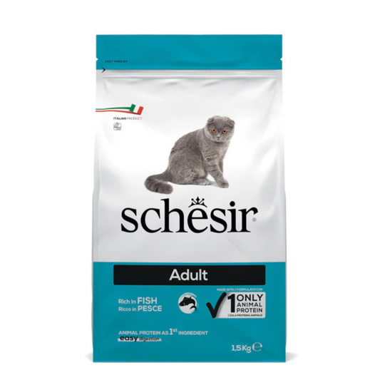 Schesir Cat Dry Food Maintenance with Fish-Adult[Weight - 1.5kg]