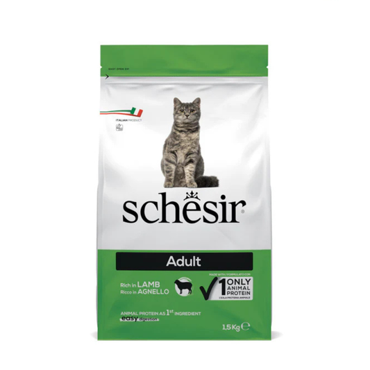 Schesir Cat Dry Food Maintenance With Lamb-Adult[Weight - 1.5kg]