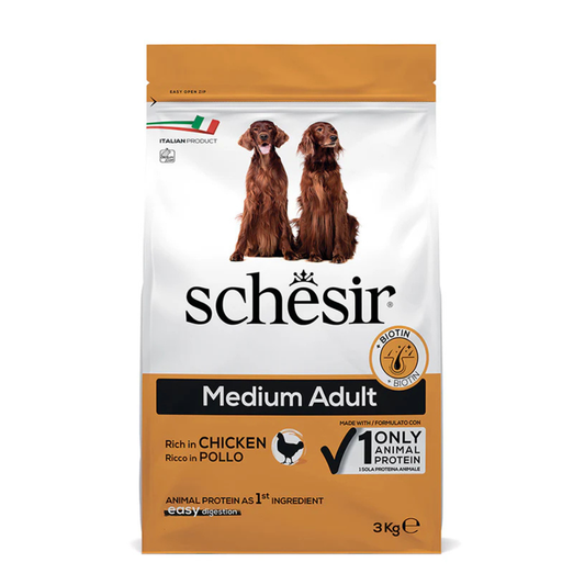 Schesir Medium Adult Maintenance with Chicken[Weight - 3kg]
