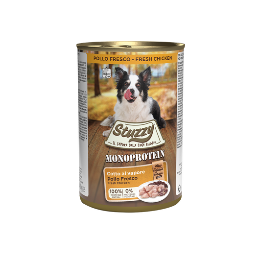 Stuzzy Dog Can Monoprotein-Fresh Chicken 400g