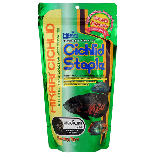 CICHLID STAPLE (  MEDIUM PELLET )- 57g