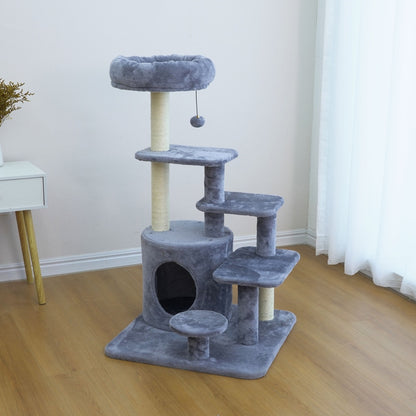 Catry Cat Tower With Scratcher 59x59x101cm