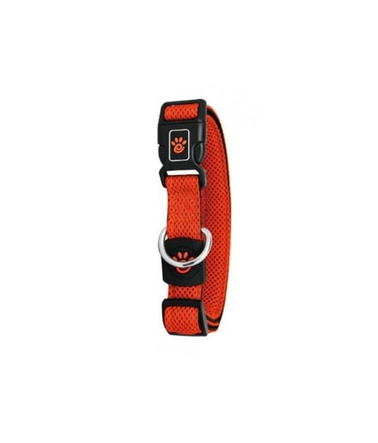 Doco Puffy Mesh Collar (DCA102)[Color - Orange, Size - XL]