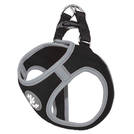 DOCO® Athletica QUICK FIT Reflective Harness XX.Small-30-34cm / 1-2kg-Black