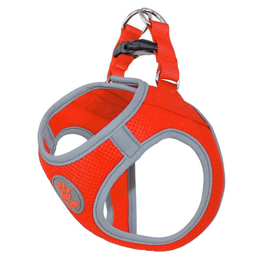DOCO® Athletica QUICK FIT Reflective Harness XXX.Small-24-28cm / 0.5-0.9kg-Safety Orange
