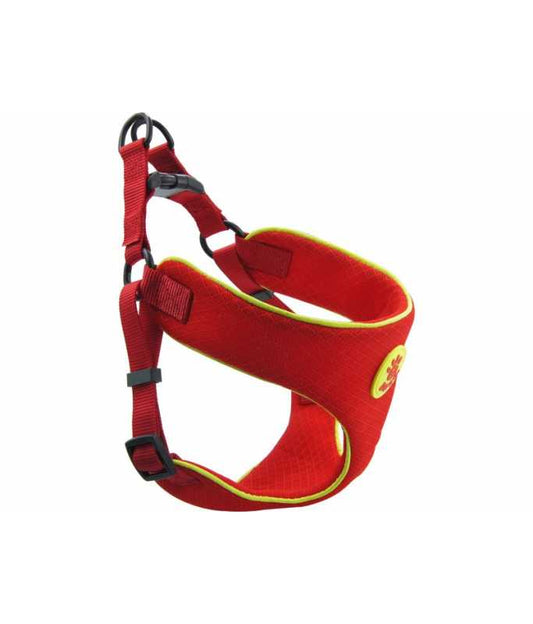 DOCO® Reflective Chest Plate Mesh Free-Walking Harness (DCA309)[Color - Maroon, Size - S]