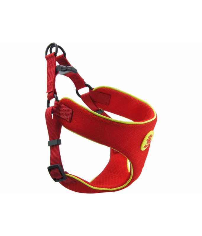 DOCO® Reflective Chest Plate Mesh Free-Walking Harness (DCA309)[Color - Maroon, Size - XL]