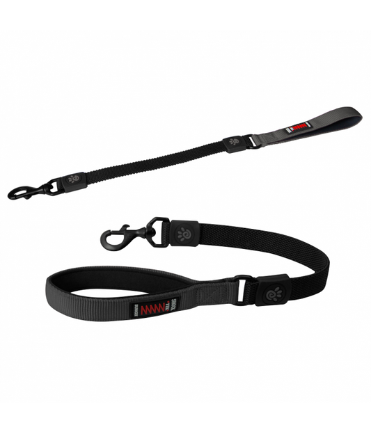 DOCO 22'' Shock Absorbing BUNGEE Leash (DCB1122)[Color - Grey, Size - L]