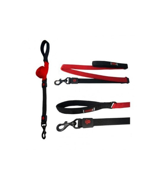 DOCO Shock Absorbing BUNGEE Leash - 4ft 2.5 x 120cm[Color - Red, Size - L]