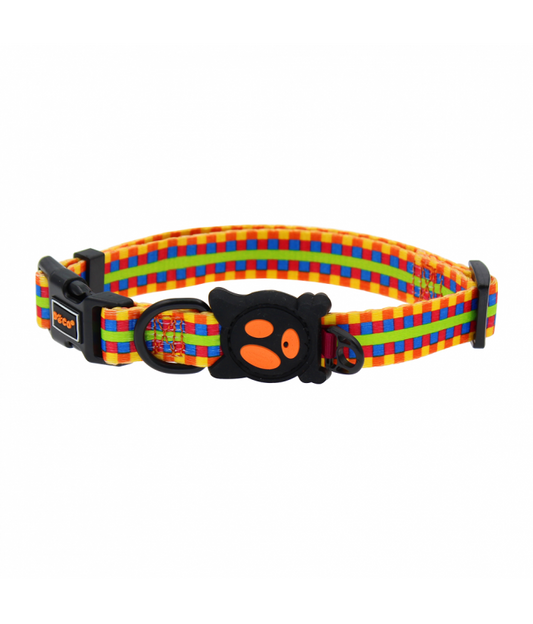 DOCO LOCO Collar - (DCL002)[Texture - Lime Street, Size - L]