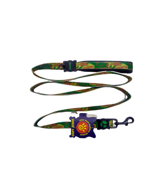 DOCO® LOCO Leash - 6ft (DCL1072)[Texture - Camouflage, Size - M]