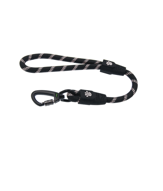 DOCO Reflective Traffic Rope Leash - Click & Lock Snap - 20 inch (Large)-DCROPE5020[Color - Purple]
