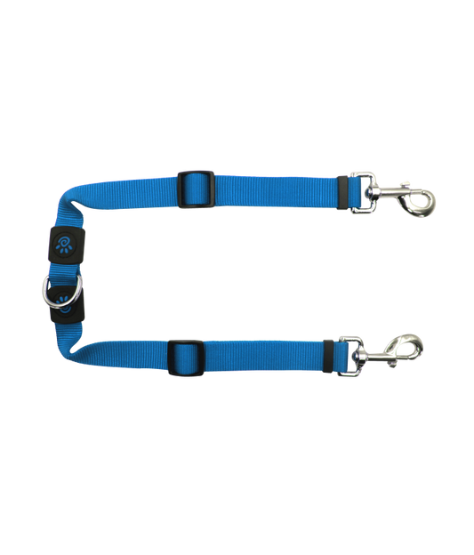 DOCO® Signature Coupler Nylon Dog Leash - Adjustable Length (DCSX2)[Size - L, Color - Navy Blue]