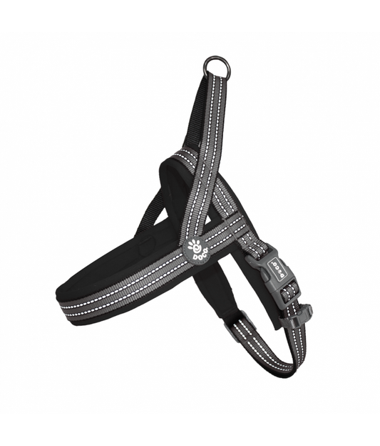 Doco Vario Neoprene Harness Reflective (DCV201)[Color - Grey, Size - L]