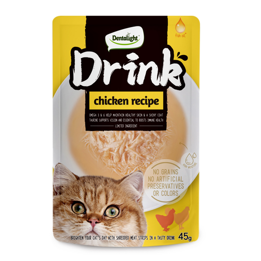 Dentalight Cat Drink-Chicken 45g [16pcs/case]